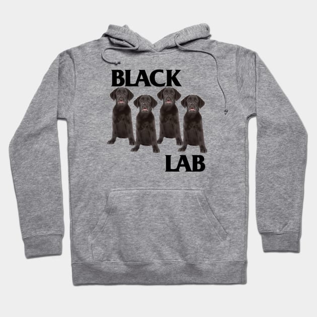 Black Lab Hoodie by dann